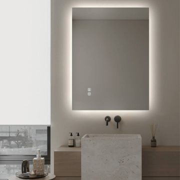 Zambelis MIRROR WITH LED 25391 Veidrodis 20W/led 3000-4000K 985-1062lm IP44