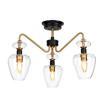 Elstead Lighting ARMAND DL-ARMAND-SF3-AB Stropo šviestuvas 3x40W/E14