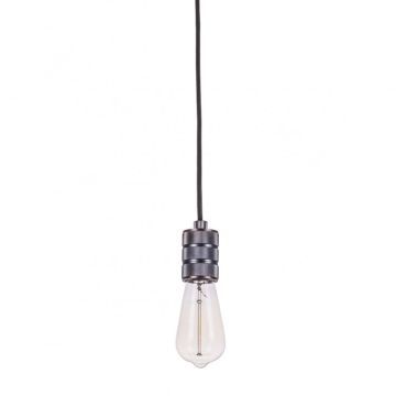 Italux MILLENIA DS-M-010-03 MATT BLACK Pakabinama lempa 1x60W/E27 IP20