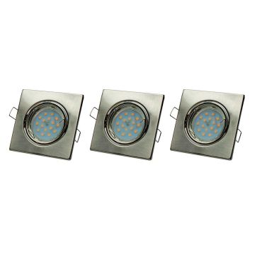 Eko Light DOWNLIGHT EKZ2697 Įmontuojamas apšvietimas 3x5W/GU10 3000K 400lm IP20