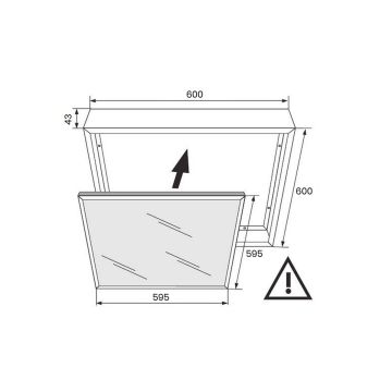 Eko Light LED PANEL EKP9131 Montavimo komplektas IP20