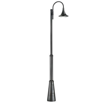 Novolux PANA 672D-L0234B-04 Gatvės šviesos stulpas 1x34W/LED 3600LM IP65