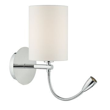 Dar Lighting FETA FET0750 Sienos lempų rankena 1x60W/E27+1x1W/LED IP20
