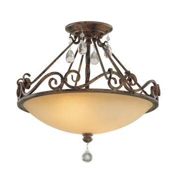 Feiss Chateau FE-CHATEAU-SF Lubų šviestuvas 2x60W/E27