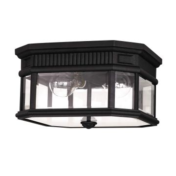 Feiss COTSWOLD LANE FE-COTSLN-F-BK Lubų šviestuvas 2x60W/E27 IP44