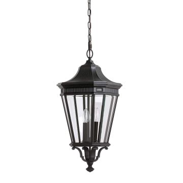 Feiss COTSWOLD LANE FE-COTSLN8-L-BK Pakabinama lempa 3x60W/E14 IP23