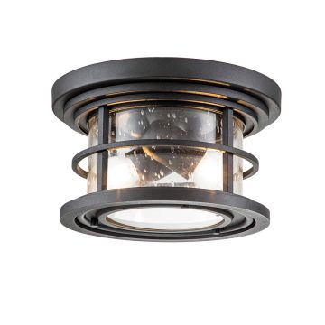 Feiss Lighthouse FE-LIGHTHOUSE-F-BLK Lubų šviestuvas 2x40W/E27 IP44