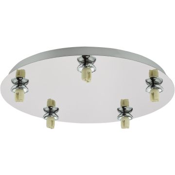 Dar Lighting Foley FOL5450-F Pakabos 5x40w/G9 ip20