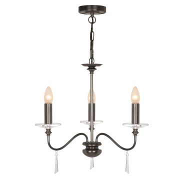 Elstead Lighting FINSBURY PARK FP3-OLD-BRZ Švieslentė 3x60W/E14