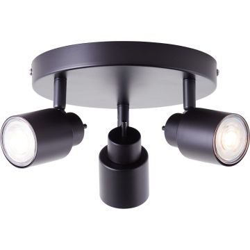 Brilliant Andres G74534/76 Stropo šviestuvas 3x10w/gu10 3000k 345lm IP20