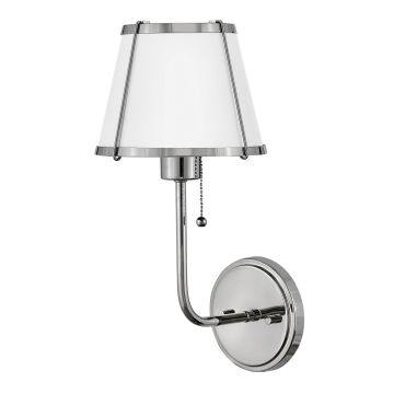 Hinkley Lighting Clarke HK-CLARKE1-PN-WH Sienos lempa 1x40W/E27 IP20