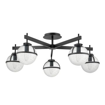 Hinkley Lighting Hollis HK-HOLLIS-5-C-BK Stropo šviestuvas 5x40 W/E14 ip44