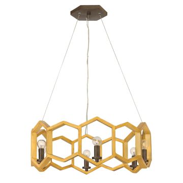 Hinkley Lighting MOXIE HK-MOXIE6-P-SSG Pakabinama lempa 6x60W/E14