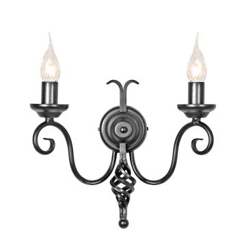 Elstead Lighting HARLECH HR2A-BLACK Sienos lempa 2x60W/E14