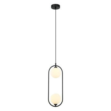 Italux LUPUS PND-3965-2-BK Pakabinama lempa 2x25W/G9 IP20