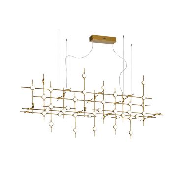 Italux PROVENZA MD18001067-55A GD Pakabinama lempa 55x132W/LED 3000K 9133LM IP20