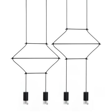King Home FLUSSO LINE JD0032-4P Pakabinama lempa 4x3W/G9 3000K 960LMLM IP20