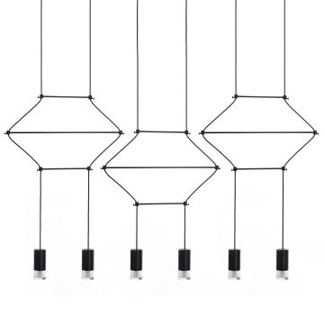 King Home FLUSSO LINE JD0032-6P Pakabinama lempa 6x3W/G9 3000K 1440LM IP20