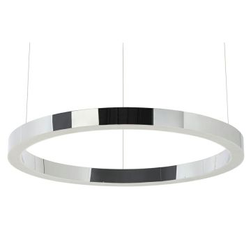 King Home RING JD8169-80.SILVER Pakabinama lempa 1x50W/LED 3000K 4000LM IP20