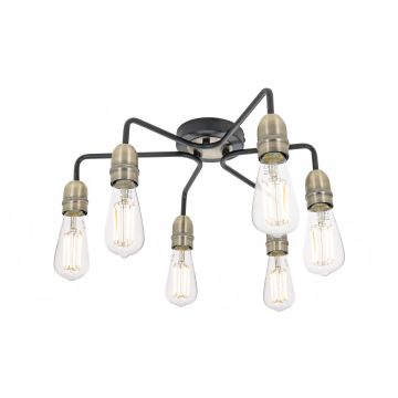 Dar Lighting Kiefer KIE0622 Stropo šviestuvas 6x60w/e27 ip20