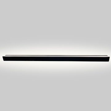 Light Prestige Bodo LP-789/1W 90 BK Sienos lempa 1x12W/LED 3000K|4000K|6000K 2583lm IP54