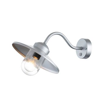 Elstead Lighting Klampenborg KLAMPENBORG-PIR-SIL Sienos lempa 1x60W/E27 IP44