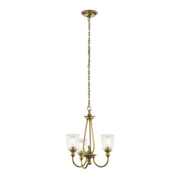 Elstead Lighting WAVERLY KL-WAVERLY3-NBR Švieslentė 3x60W/E27