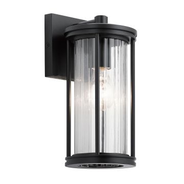 Kichler Barras KL-BARRAS2-S-BK Sienos lempa 1x40W/E27 IP44