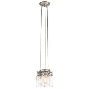 Kichler BRINLEY KL-BRINLEY3-NI Pakabinama lempa 3x60W/E27