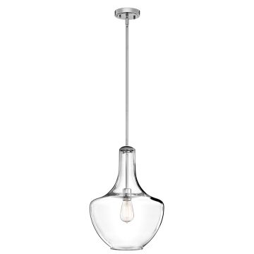 Kichler EVERLY KL-EVERLY-P-M-CH Pakabinama lempa 1x60W/E27