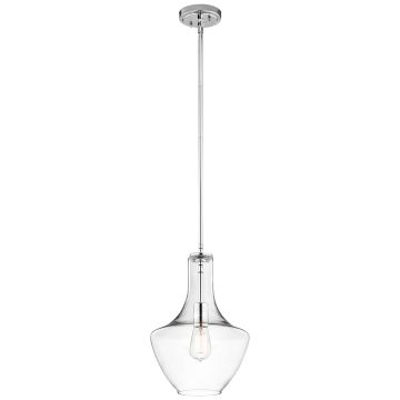 Kichler EVERLY KL-EVERLY-P-S-CH Pakabinama lempa 1x60W/E27
