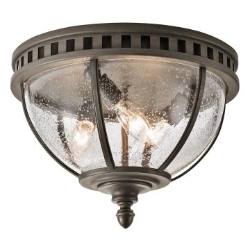 Kichler HALLERON KL-HALLERON-F Lubų šviestuvas 3x40W/E14 IP44