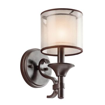 Kichler LACEY KL-LACEY1-MB Sienos lempa 1x60W/E14