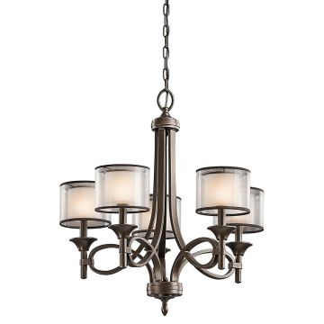 Kichler LACEY KL-LACEY5-MB Švieslentė 5x60W/E14