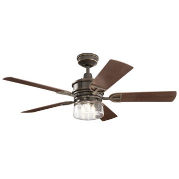 Kichler Lyndon Patio KLF-LYNDON-52-OZ Ventiliatorius 3x60W/E27 3000K IP23