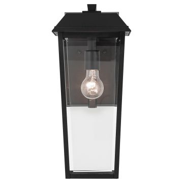 Kichler Mathus KL-MATHUS2-M-BK Sienos lempa 1x60W/E27 ip44