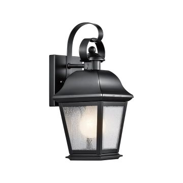 Kichler Mount Vernon KL-MOUNT-VERNON2-S-BK Sienos lempa 1x60W/E27 ip44
