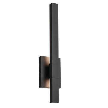 Kichler Nocar KL-NOCAR-M-BK Sienos lempa 1x20W/LED 3000K 1150lm IP44