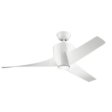 Kichler Phree KLF-PHREE-56-WHT Ventiliatorius 1x10W/LED 3000K 1116 lm IP20