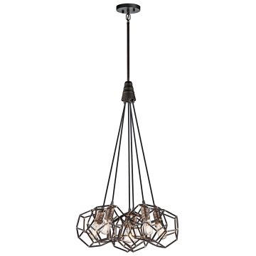 Kichler ROCKLYN KL-ROCKLYN6-RS Pakabinama lempa 6x60W/E27