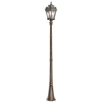 Kichler TOURNAI KL-TOURNAI-5XL Gatvės šviesos stulpas 3x60W/E14 IP44