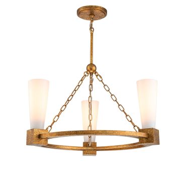 Elstead Lighting Kristy KRISTY3-DG-OPAL Švieslentė 3x40W/E27 IP20