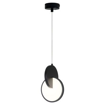 Light Prestige Circlo LP-1311/1P BK Pakabinama lempa 1x8W/LED 3000K|4000K|6000K 843lm IP20