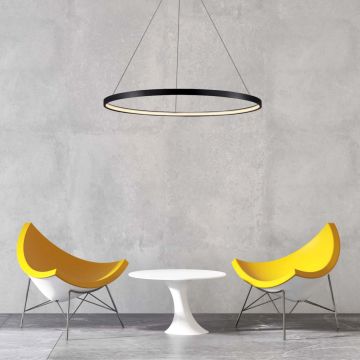 Light Prestige Ring LP-909/1P M BK CCT Pakabinama lempa 1x48W/LED 3000K 2400 lm IP20