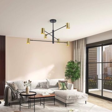 Light Prestige Snow LP-731/6P GD Stropo šviestuvas 6x50W/GU10 IP20