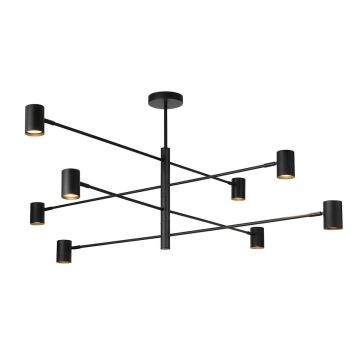 Light Prestige Snow LP-731/8P BK Pakabinama lempa 8x8W/GU10 IP20