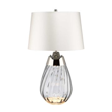Elstead Lighting LENA SMALL LENA-TL-S-SMOKE-OWSS Stalo lempa 1X7W/GU10+1x60W/E27
