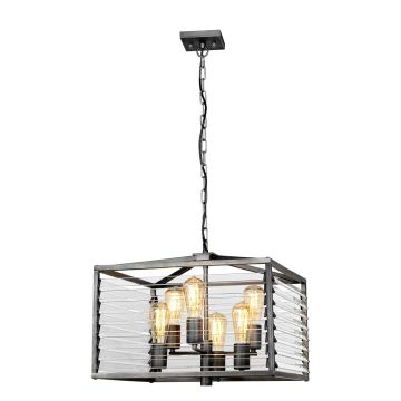 Elstead Lighting Louvre LOUVRE-6P Pakabinama lempa 6x60W/E27