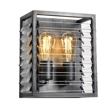 Elstead Lighting Louvre LOUVRE2 Sienos lempa 2x60W/E27