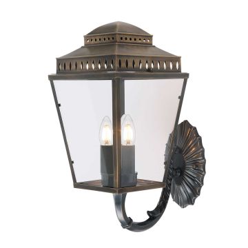 Elstead Lighting MANSION HOUSE MANSION-HOUSE-WB1-BR Sienos lempa 3x60W/E14 IP44
